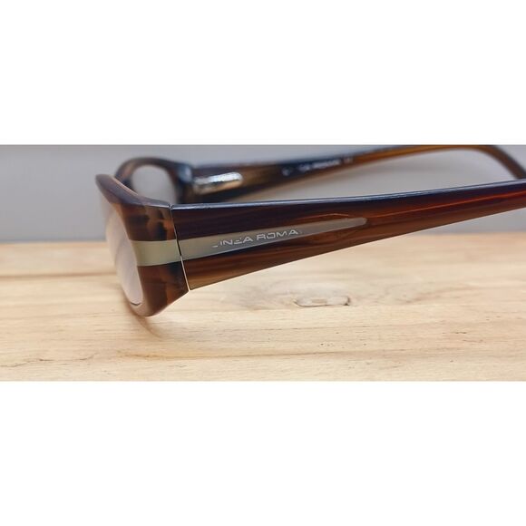 Linea Roma Eyewear Class 166 C2 50-17-135 Brown Eyeglasses Frames - Picture 9 of 15